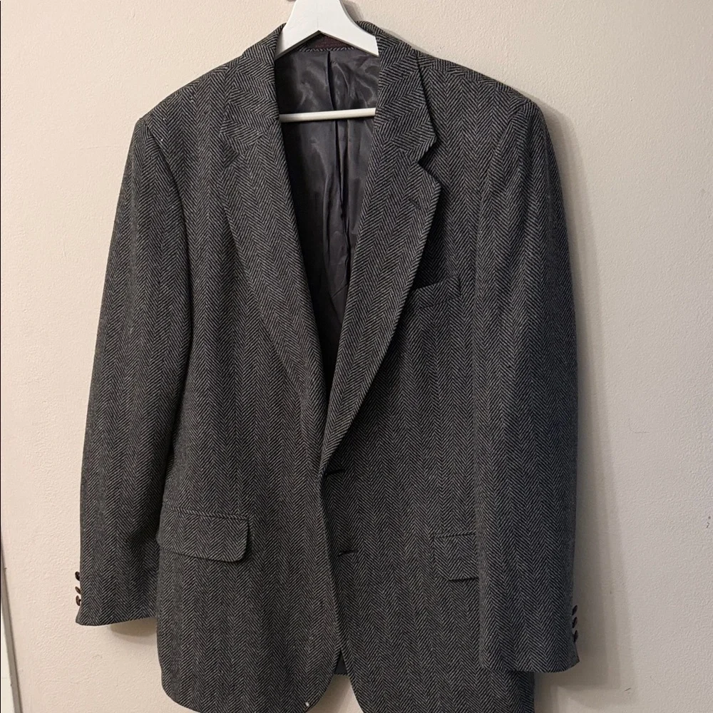 Elegant Gray Men's Blazer